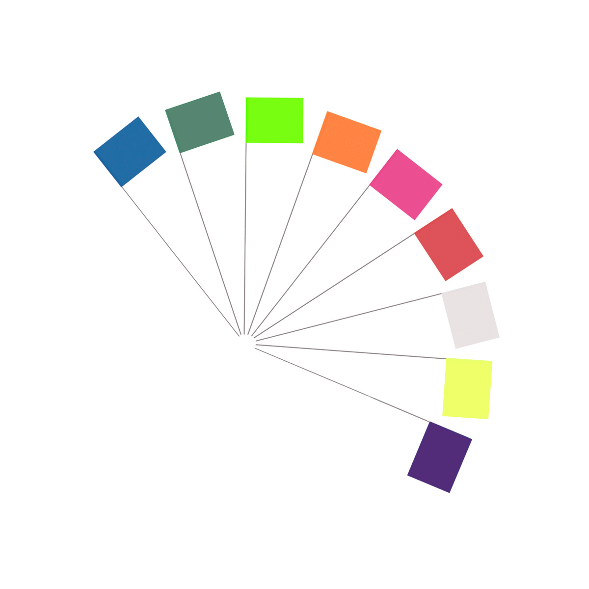 Salamander Stake Flagging-4x5x21, Box of 10 bundles Picture