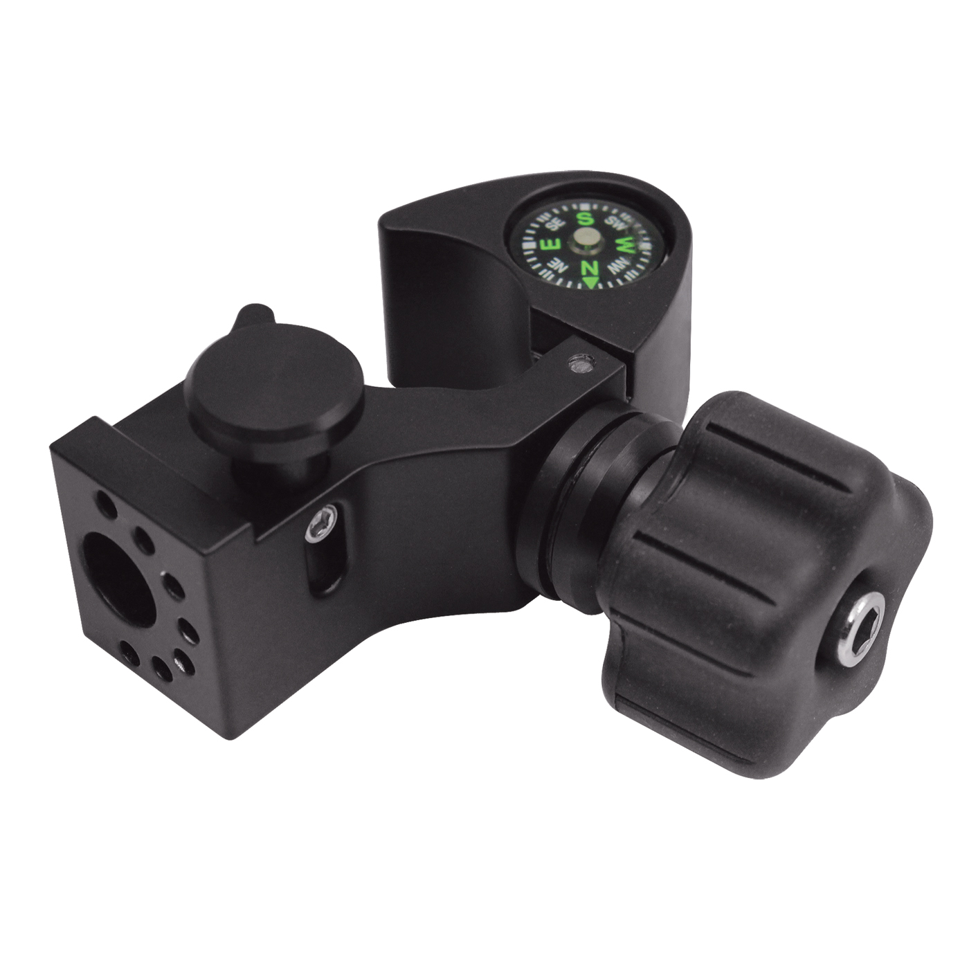 Quick-Release Pole Clamp with Compass Picture