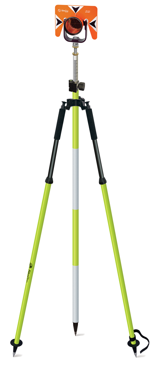 Surveyor Combo Kit with Prism, 8' Prism Pole, Bipod Picture