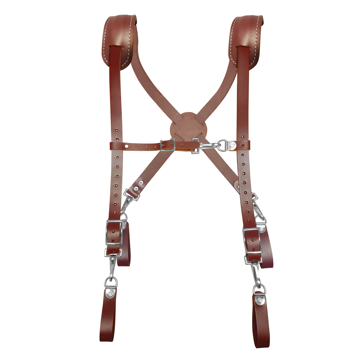 Leather Work Suspenders Picture